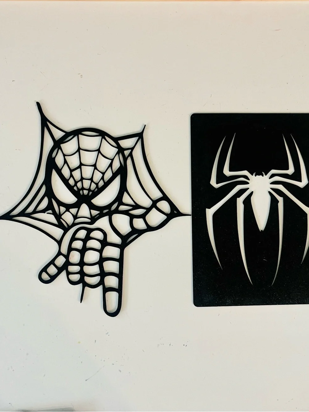 Black Spider Web Wall Art Décor - Modern Home Accent